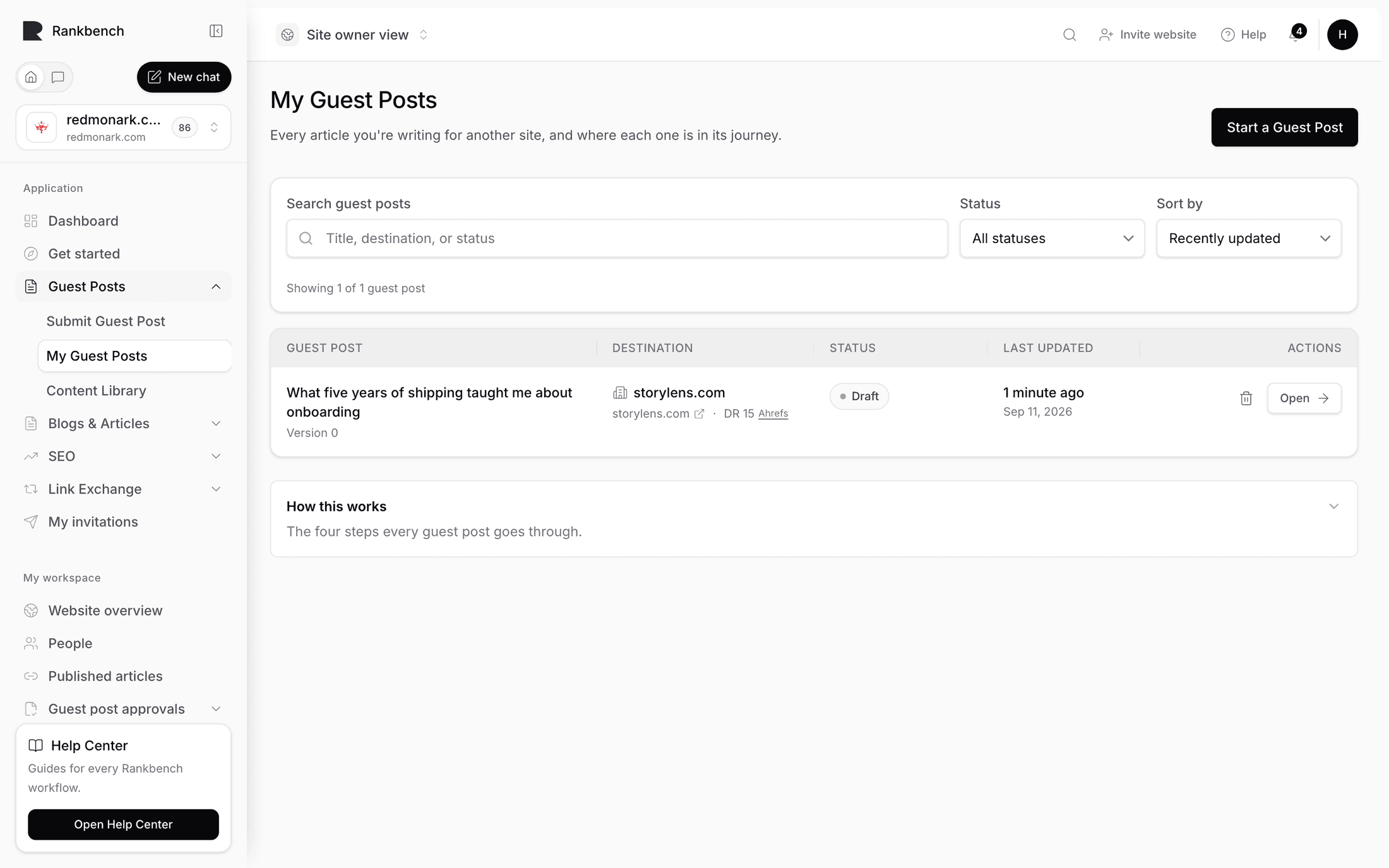 My Guest Posts with articles in several states